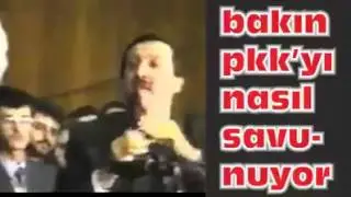 Erdogan PKK'yi savunuyor
