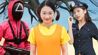 Giant Tani Police But In Squid Game Doll 오징어 게임 2 - GreenMan TV