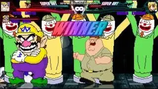 Mugen Survival: Peter Griffin & Wario