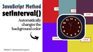 JavaScript setInterval() Method in Action | Using this Method to  auto Change Page Background