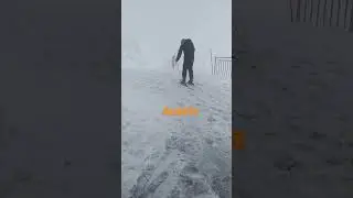 snowfall in Austria ..