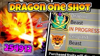 TOP 6 Dragon (Pre-Revamp) MOBILE One Shot Combos! |  Blox fruits Easy Mobile Combos