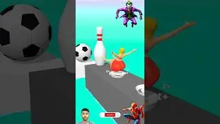Votol Damege wala Girl jumping, ended ball, bat, apple orenge watermelon part 197