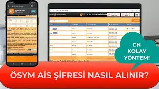ÖSYM AİS ŞİFRESİ NASIL ALINIR? E DEVLET İLE ÖSYM AİS GİRİŞ YAPMA! 