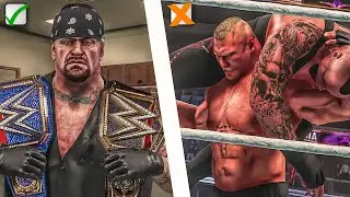 Legendary Undertaker Moments That Never Happened! | WWE 2K20 Mods