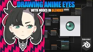 Drawing Anime Eyes with Nodes [Blender]