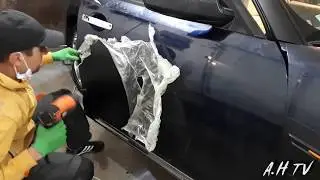 Removal from the car of a vinyl film  2