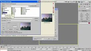 3ds max Размещение изображения на заднем плане. Урок 37