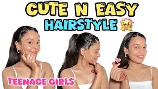 Hairstyle For Teenage Girls💫🩷 @NittuFashionSeries  #hairstyletutorial #teenagers #hairstyle #cute