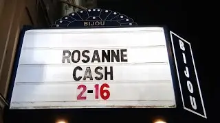 Roseanne Cash at the Bijou Theater Last Night