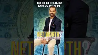Shikhar Dhawan's Net Worth Revealed! | SHIKHAR DHAWAN #cricket #shikhardhawan #shorts