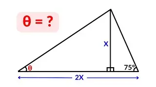 Sweden Math Olympiad Problem | A Very Nice Geometry Challenge | Find the angle θ