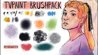 FREE TVPaint Brush pack / Sketching, Painting and Textures!