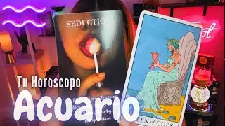 ACUARIO♒️Tremenda Energia seductora! Sacudes a todos! Hasta al Universo🌹😍🔥 