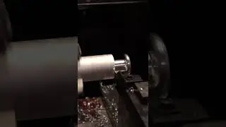 CNC parts on a manual lathe
