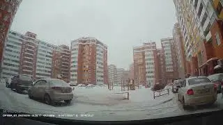 Roadgid Optima GT - пример дневной записи передней камеры в Full HD