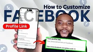 How to Change Facebook Profile Link | Customize your Facebook profile link 