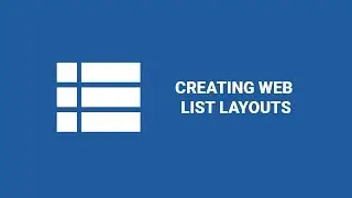 Creating Web List Layouts - ngDesk Tutorial