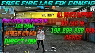free fire lag fix config file | free fire lag fix 1gb ram config!free fire colorful graphics config