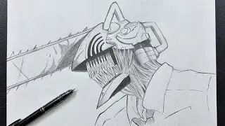 How to draw Chainsaw man ( denji ) | step-by-step | drawing tutorial