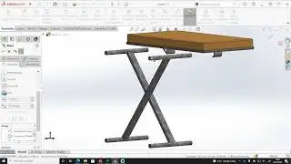 SMALL FOLDING TABLE | ASSEMBLY OF THE FOLDING TABLE