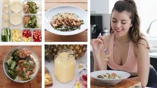 UNE JOURNÉE DANS MON ASSIETTE + MEAL PREP | Laura Glam'More