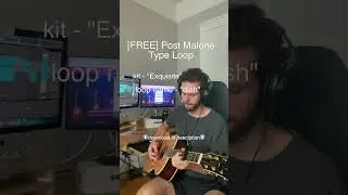 [FREE] Post Malone Type Guitar Loop 168BPM