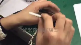 the whole process to replace cracked screen
