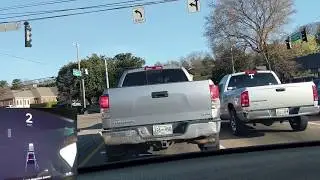 Tesla autopilot stopping at red lights all by itself.