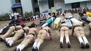 NCC of St xaviers college Ranchi on Independence Day 🇮🇳🔥😈