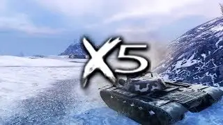Челендж сбить х5 на всех танках + клановая потасовка World of Tanks
