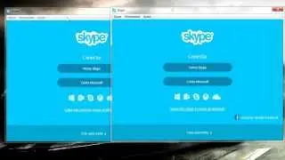 Como abrir dois Skype