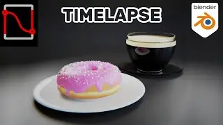 Nodevember Day 5 Pastry Timelapse - Blender Vector Displacement