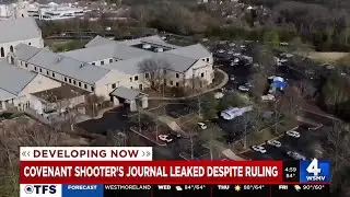 Covenant shooter's journal leaked despite ruling