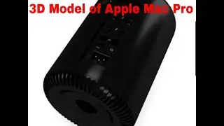 3D Model of Apple Mac Pro Review