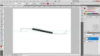 Wrapping text in a custom path in Photoshop