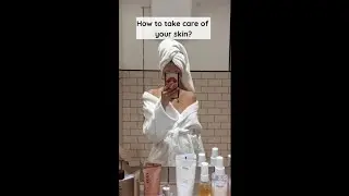 How to take care of your skin? #shorts #skincare #aesthetic #glowup #glowuptiktok #glowups #2022