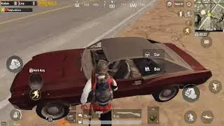 PUBG MOBİLE ÇILGIN MİRAMAR  RAKİP ARABAMA BİNDİ
