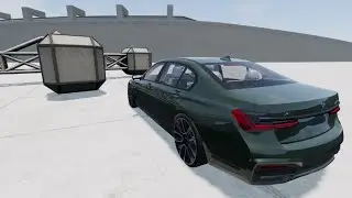 LARGE SPINNER VS BMW 7 Series (BEAM NG DRIVE)