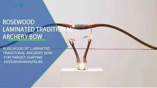 Rosewood Laminated Traditional Bow