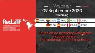 🧑 Fabiano Morelli - Situación de Incendios Forestales en Sudamérica  herramientas de monitoreo