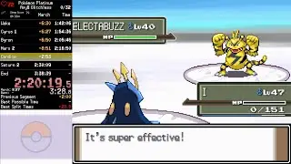Pokémon Platinum Any% Glitchless Speedrun in 3:51:22 (first run with many deaths)