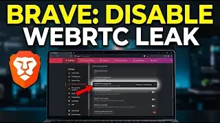 How to disable WebRTC IP leak handling in Brave browser - Step By Step