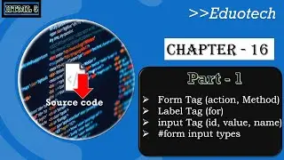 Form in HTML| Input tag in HTML | HTML and CSS in Hindi Web development series chapter #16 part 1