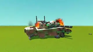 Scrap Mechanic Т 72Б3М в действии