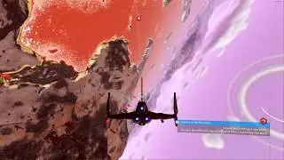 No Man's Sky Graphical glitch - vertical lines - Build 52058