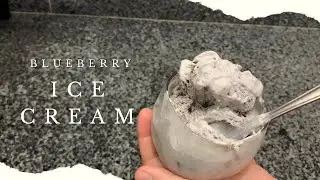 Sugar-free BLUEBERRY ICE CREAM 🍨