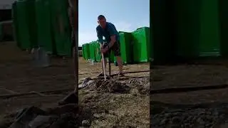 промываем скважину