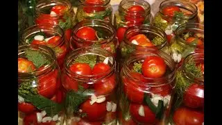 Заготовки на зиму. Маринуем огурцы и помидоры. Самый вкусный засол.