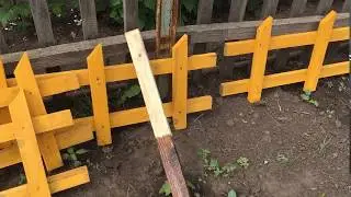 Декоративный забор своими руками